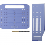 KasaWare KDT-KITP-1 Drill Template Kit, Plastic, Purple