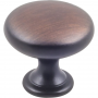 Hardware Resources K778BORB-4 Cabinet Knob, Traditional, 1-3/16 in Dia, Includes: (4) 1-3/4 in Break