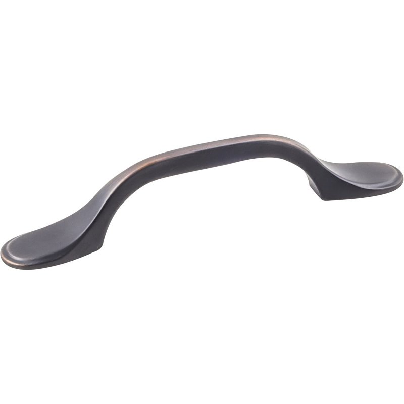 Hardware Resources K9973BORB-2 Cabinet Pull, Brushed Oil-Rubbed Bronze, 5 in L Handle, 15/16 in H Ha