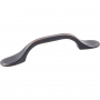 Hardware Resources K9973BORB-2 Cabinet Pull, Brushed Oil-Rubbed Bronze, 5 in L Handle, 15/16 in H Ha