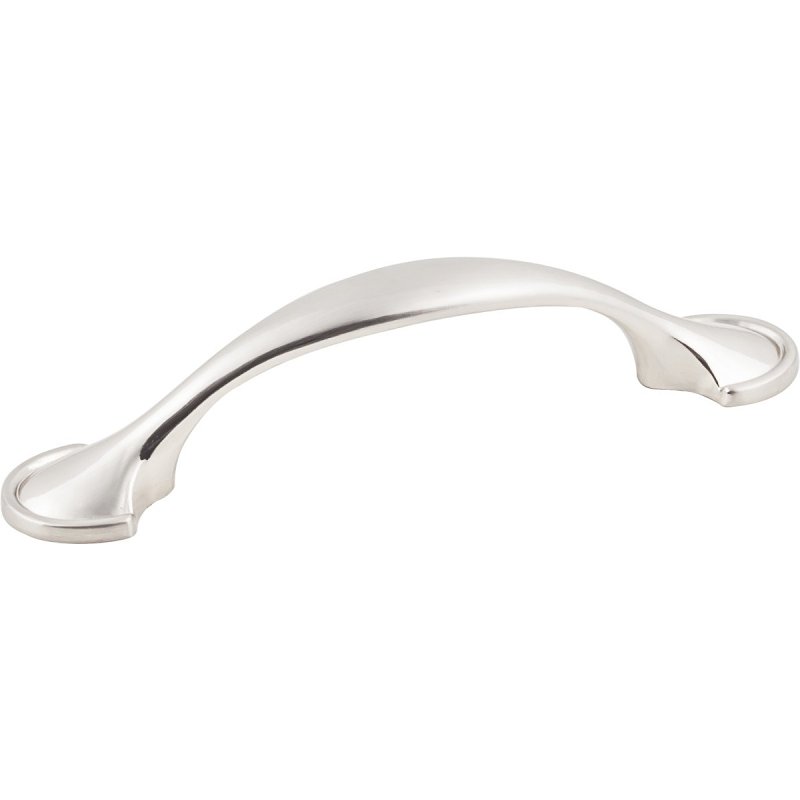 Hardware Resources K4133SN-8 Cabinet Pull, Satin Nickel, 4-5/8 in L Handle, 1 in H Handle, 1 in Proj