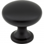 KasaWare K778MB-10 Cabinet Knob, 1-1/8 in Projection, 1-3/16 in Dia, Zinc, Matte Black, 10/PK