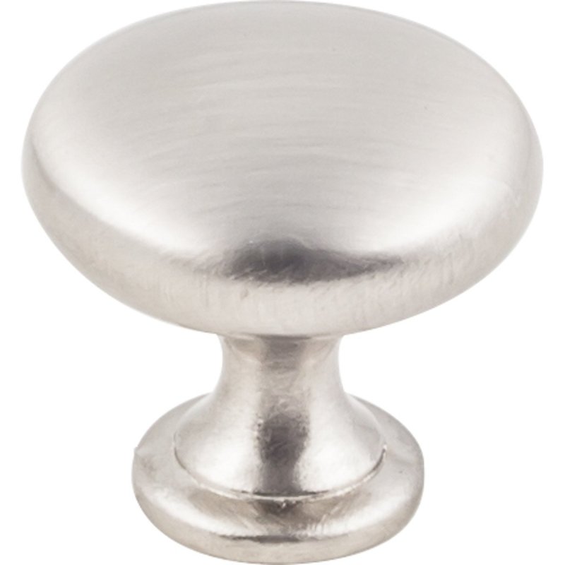 Hardware Resources K778SN-10 Cabinet Knob, Traditional, 1-3/16 in Dia, Zinc, Satin Nickel
