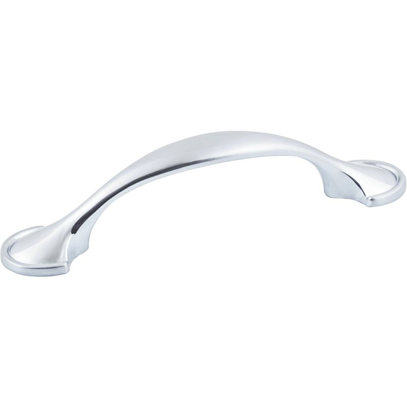 Hardware Resources K4133SN-2 Cabinet Pull, Satin Nickel, 4-5/8 in L Handle, 1 in H Handle, 1 in Proj