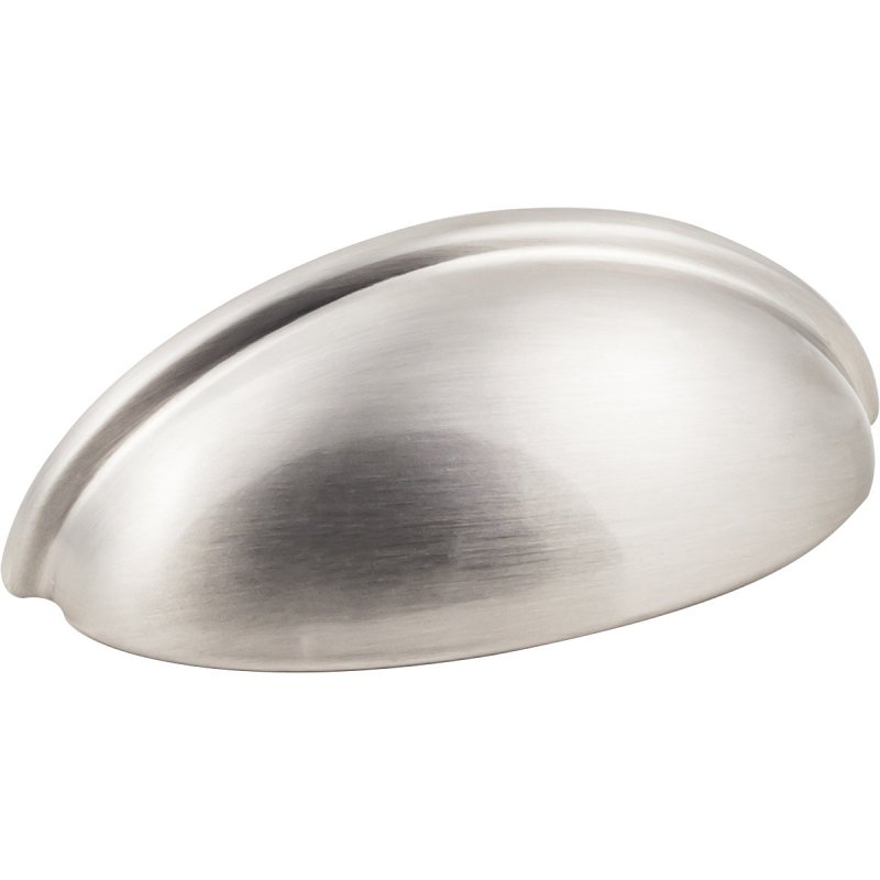 Hardware Resources K3833SN-6 Cup Cabinet Pull, 3-11/16 in L Handle, 1-1/16 in H Handle, 1-1/16 in Pr