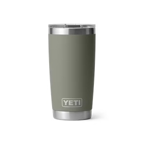 Yeti Rambler 20 oz Tumbler with Black Magslider Lid - Pampa Green