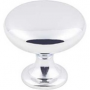 KasaWare K778PC-4 Cabinet Knob, 1-1/8 in Projection, 1-3/16 in Dia, Zinc, Polished Chrome, 4/PK