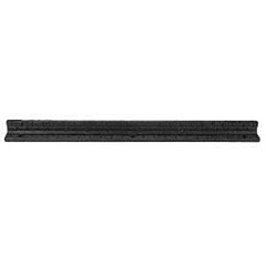 Rubberific RBFE4BK40 Brickface Landscape Edging, 48 in L, L, Rubber, Black