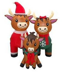 Santas Forest 90156 Christmas Inflatable, 6 ft H