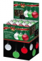 Xodus Innovations WP5ST-54 Pulsing Ornament Display, 6 in H, Round, LED Bulb, Plastic, Green/Red/Whi
