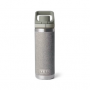 Yeti Rambler 18 oz Water Bottle with Color-Matched Flip Chug Cap - Riverhead Green