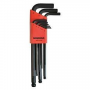 Bondhus 10999 Ball End L-Key Set, 9-Piece, ProGuard, Specifications: Metric Measurement System, Long