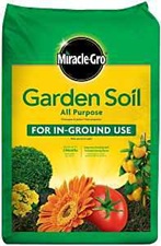 Miracle-Gro 75030432 Garden Soil, 24 sq-ft Coverage Area, 0.75 cu-ft Bag