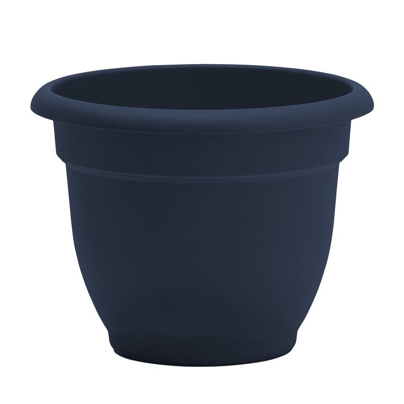 Bloem Ariana Series AP1070 Planter, Elegant, Traditional Design, Resin, Navy