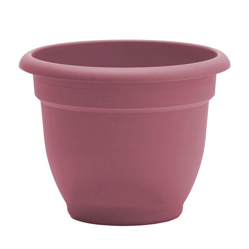 Bloem Ariana Series AP1234 Planter, 12 in Dia, 10-1/4 in H, 13 in W, 13 in D, Round, Elegant, Tradit