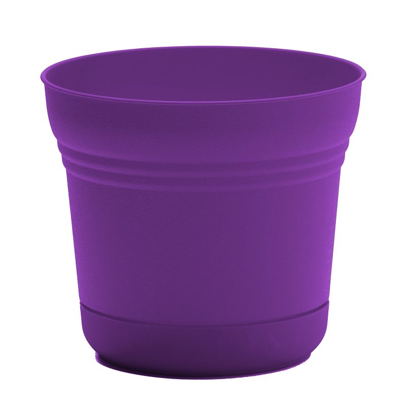 Bloem Saturn Series SP05928 Planter, 5 in Dia, 4-1/2 in H, 5 in W, 5 in D, Round, Classic Textured D