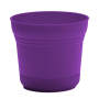 Bloem Saturn Series SP05928 Planter, 5 in Dia, 4-1/2 in H, 5 in W, 5 in D, Round, Classic Textured D