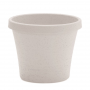 Bloem Terra Series TR1282 Planter, 12 in Dia, 10-3/4 in H, 14-1/2 in W, 14-1/2 in D, Round, Tapered,