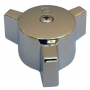 	Briggs #3128,Indiana brass cold ,chrome plated three point shower handle