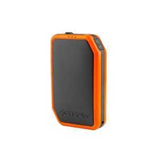 Thaw THA-HND-0009 Rechargeable Hand Warmer with Integrated Flashlight, 5000 mAh, Aluminum, Gray/Oran