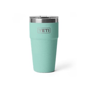 Yeti Rambler 20 oz Stackable Cup with Black Magslider Lid - Sea Stone