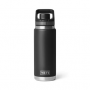 Yeti Rambler 26 oz Water Bottle with Color-Matched Flip Chug Cap - Black