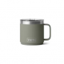 Yeti Rambler 14 oz Stackable Mug with Durasip Ceramic Lining - Pampa Green