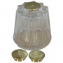 	Price Pfister, Plastic, Large, Windsor, With Polish Brass, Hot, Cold &