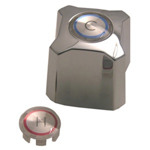 	Kohler, Chrome, Small Handle, With Hot & Cold Buttons