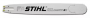 Stihl 16" Rollomatic&reg; ES Chainsaw Guide Bar - 3/8" Pitch (.063"Gauge)