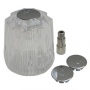 Harcraft , Large Clear Plastic Handle, Fits Tub Or Shower Valve, With Hot,