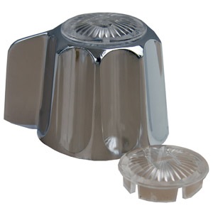 	Gerber, Chrome, Lever Handle, With Hot & Cold Buttons
