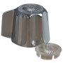 	Gerber, Chrome, Lever Handle, With Hot & Cold Buttons