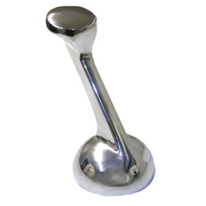 	2-1/2 Inch Delta, Chrome, Short, Lever Handle