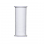 White Plastic Tubular,1-1/2 Inch X 16 Inch Flanged Both Ends Tailpiece
