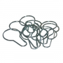 Shower Curtin Hooks, 12 pieces, Chrome Plated