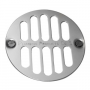 2 Inch Shower Drain Grill, 2 Inch Female Pipe Thread Outlet, 3-1/2 Inch Stainless Steel Grid