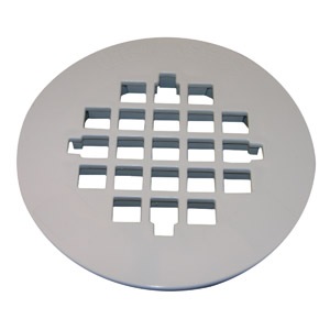 	Grate Plastic Fits 2'' Fiberglass Shower Drain. Fits Casper Style Drains