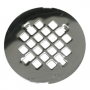 Shower Drain Grate 4-1/4 Inch Chrome Plated Snap In Grate