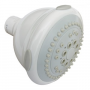 Serenity Five Function Massage Shower Head, White Finish