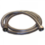 Personal Shower Hose,1/2-Inch Female Iron Pipe Ends, Stretchable From 59-79-Inches,Deluxe Double Spi