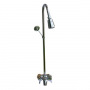 Add A Shower,3-3/8-Inch Center Bathcock With Diverter Spout And Two Piece 50-Inch Riser, Shower Head