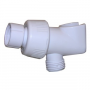 Personal Shower Bracket, Shower Arm Mount, White Finish