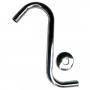 Chrome Plated 10 Inch S Type Shower Arm with Flange, Raises Height of your Shower Head
