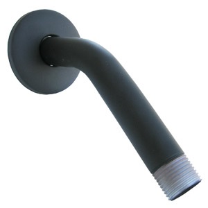Shower Arm, 1/2 Inch Male Pipe Thread x 6 Inch ,Wall Flange,Oil Rubbed Bronze Finish