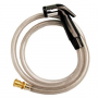 Faucet, Black, Spray Head, With Hose, Fits Most Faucets
