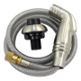 Kitchen Hose, Spray And Guide Assembly, Satin Nickel, Fit Most