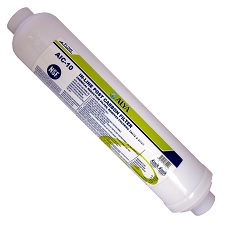 Inline Ice Maker Filter With 1/4- inch OD Compression Fittings. Use To Improve Taste Of Water,Replac