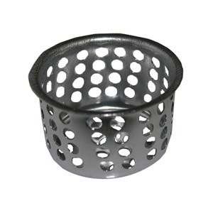 1 Inch, Chrome Plated, Crumb Cup, Strainer