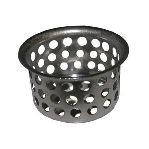 1-1/2 Inch, Chrome Plated, Crumb Cup Strainer, With Out Lift Post